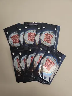 10x LOT of MTG Murders At Karlov Manor Collector Booster sample packs (10 packs) - Image 1