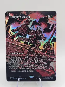 Doubling Season (Borderless) Teenage Mutant Ninja Turtles Source Material Foil - Image 1