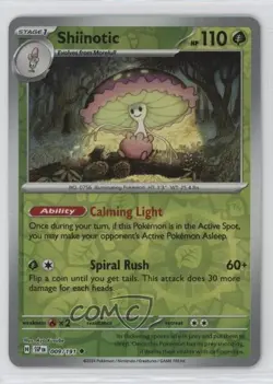 Shiinotic Reverse Foil Pokemon SV08: Surging Sparks #009 - Image 1