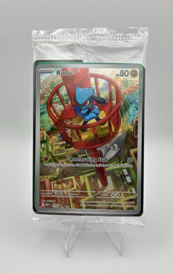 Riolu Full Art, Pokemon SEALED, Mega Evolution, Black Star Promo Rare, MEP010 - Image 1