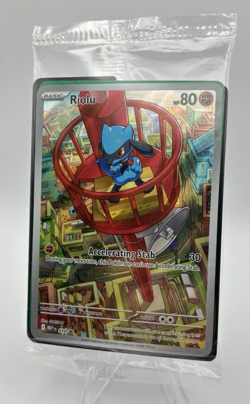 Riolu Full Art, Pokemon SEALED, Mega Evolution, Black Star Promo Rare, MEP010 - Image 3