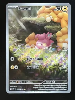 Pokemon TCG Pawmi 226/091 Paldean Fates Secret Illustration Rare English 2024 NM - Image 1