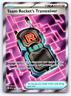 Team Rocket's Transceiver 263/217 Ultra Rare ME: Ascended Heroes Pokemon NM - Image 1