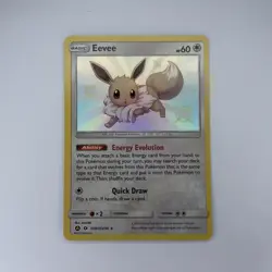 Eevee SV41/SV94 Hidden Fates Shiny Holo Rare Pokemon Card NM - Image 1