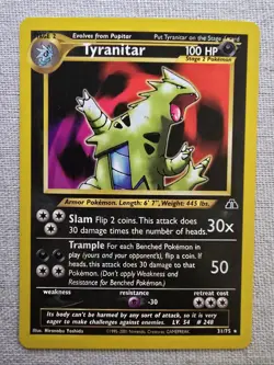 Tyranitar Neo Discovery 31/75 Unlimited Pokemon Card - Image 1