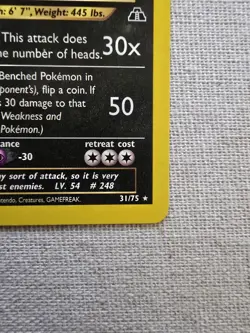 Tyranitar Neo Discovery 31/75 Unlimited Pokemon Card - Image 4