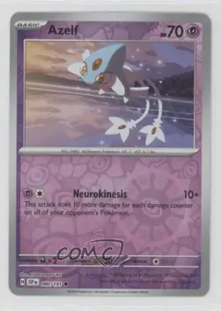 Azelf Reverse Foil Pokemon SV08: Surging Sparks #080 - Image 1