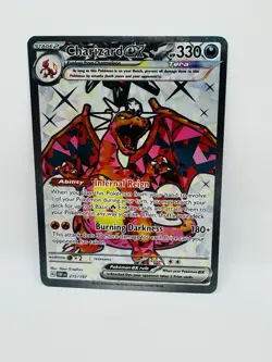Pokemon TCG Charizard ex 215/197 Obsidian Flames Ultra Rare - NM - Image 1