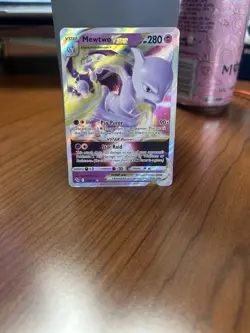 Pokemon Mewtwo VSTAR Holo 031/078 Pokemon GO Ultra Rare Vstar 280 HP Psy Purge - Image 1