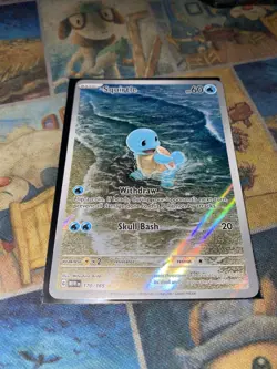 Pokemon TCG Squirtle 170/165 Scarlet & Violet 151 Illustration Rare NM - Image 3