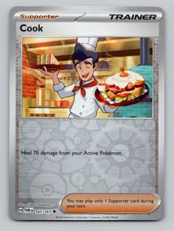 Reverse Holo Cook 147/167 Uncommon Twilight Masquerade Pokemon - Image 1