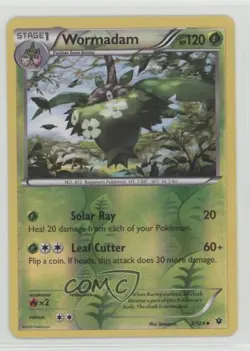 Wormadam Reverse Foil Pokemon XY Fates Collide #3 - Image 1