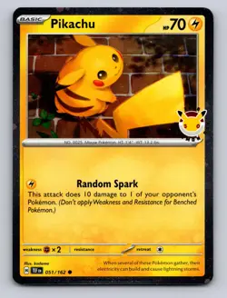 PIKACHU (POKEMON DAY 2026) 051/162 HOLO MISCELLANEOUS PROMO POKEMON NM - Image 1