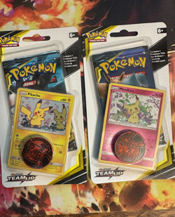 Pokemon - Sun & Moon - PAIR - Sealed Team Up Blister - SM162 & SM163 - Image 1