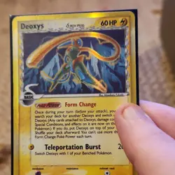 Pokemon Deoxys (Delta Species Speed Forme) 6/110 Holon Phantoms Holo 60 HP - Image 1