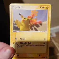 Pokemon Pikachu 16/17 POP Series 2 Common Regular 40 HP - Image 1