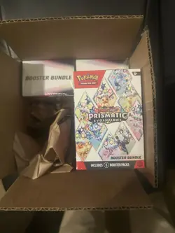 Pokemon TCG: S&V Prismatic Evolutions Booster Bundle Factory Sealed Lot of 4 - Image 1