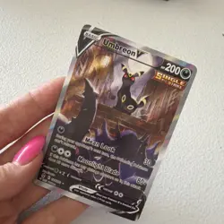 Pokemon Umbreon V Alternate Full Art Ultra Rare Holo 189/203 Evolving Skies - Image 3