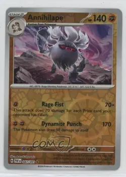 Annihilape Reverse Foil Pokemon Scarlet & Violet Paldean Fates #047 - Image 1