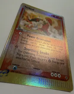 Pokemon TCG Torkoal EX Dragon 12/97 Reverse Holo Rare HP - Image 3