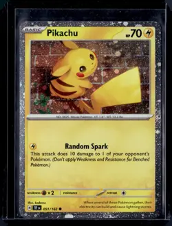 Pikachu - 051/162 / Cosmos Holo Promo Temporal Forces 2024 (NM) / Pokemon TCG - Image 1