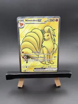 Ninetales EX 186/165 Scarlet & Violet 151 Ultra Rare Pokemon TCG NM - Image 1