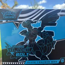 Pokemon TCG Black Bolt Elite Trainer Box Etb Factory Sealed NEW With Case - Image 1