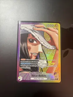 One Piece TCG Nico Robin OP09-062 Leader Parallel Alternative Art English NM - Image 1