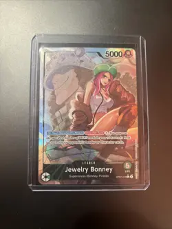 One Piece TCG English Jewelry Bonney Alternate Art Leader OP07-019 - Image 1