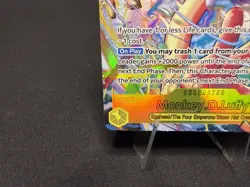 One Piece Monkey.D.Luffy EB04-061 SEC Alternate Art Adventure On Kami's Island - Image 4