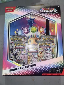 Pokemon TCG: Scarlet & Violet Prismatic Evolutions Binder Collection New - Image 1