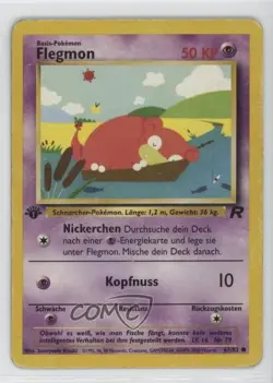 Slowpoke German 1st Ed. Pokemon Team Rocket #67 2000 - Image 1