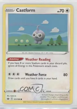 Castform Pokemon Sword & Shield Chilling Reign #121 - Image 1