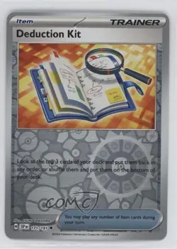 Deduction Kit Reverse Foil Pokemon SV08: Surging Sparks #171 - Image 1