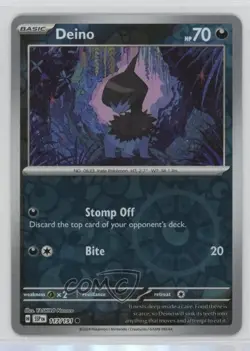 Deino Reverse Foil Pokemon SV08: Surging Sparks #117 - Image 1