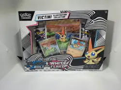 Pokemon Black Bolt & White Flare Unova Victini Illustration Collection Box - Image 1