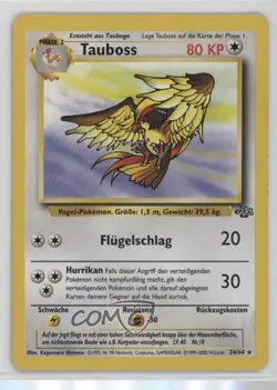 Pidgeot German Pokemon Jungle #24 1999 - Image 1