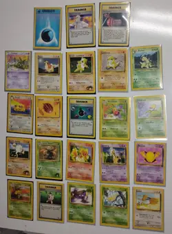 Vintage Pokemon Mixed Card Lot Of 23 Various Sets 1995 1999-up Excellent Cond! - Image 1