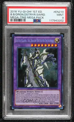 Buster Blader the Dragon Destroyer Swordsman 1st Ed. YuGiOh Mega-Tin Mega Pack - Image 1