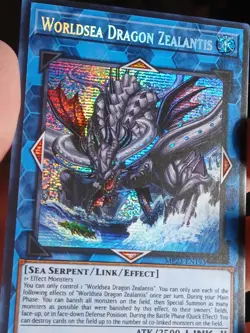 Yugioh Worldsea Dragon Zealantis MP23-EN193 Prismatic Secret Rare 1st Edition NM - Image 3