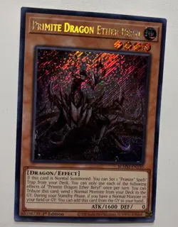 BLMM-EN130 Primite Dragon Ether Beryl Secret Rare 1st Ed YuGiOh MINT CONDITION - Image 1