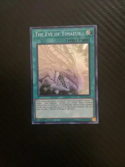 Yugioh: The Eye of Timaeus GFP2-EN183 Ghost Rare 1st Ed NM - Image 1