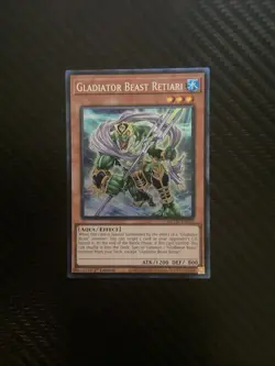 Yugioh Gladiator Beast Retiari MZTM-EN070 Collector's Rare 1st Edition NM - Image 1