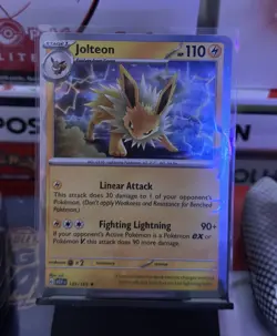 Jolteon Holo Rare Lightning Scarlet & Violet: 151 Pokemon TCG Card 135/165 - Image 1