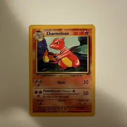 Charmeleon 24 Pokemon Base Set WOTC Rare English Card Vintage Pokemon TCG 1995 - Image 2