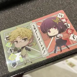 Bungo Stray Dogs Anime Doppo Kunikida & Yosano Metal Foil Card Japan - Image 2