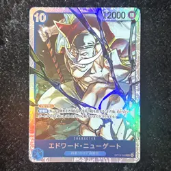 One Piece Card Edward Newgate OP13-042 Inherited Will SR Foil NM Unused from JP - Image 1