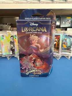 Disney Lorcana TCG: Shimmering Skies Sealed Starter Deck - Amethyst & Ruby - Image 1