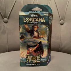 Disney Lorcana Azurite Sea Starter Deck - Amber Ruby Factory sealed - Image 1