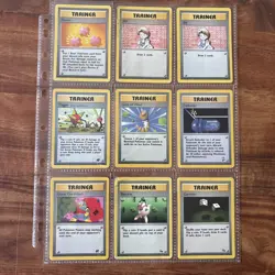 Vintage Pokemon Trainer Lot - 42 CARDS - Base Set 2 Fossil Team Rocket - Image 4